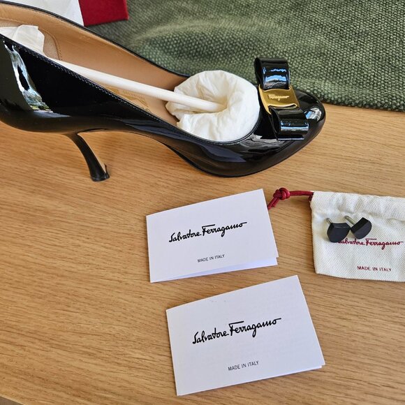 Salvatore Ferragamo Shoes - Ferragamo kali women's pumps black-Size 8